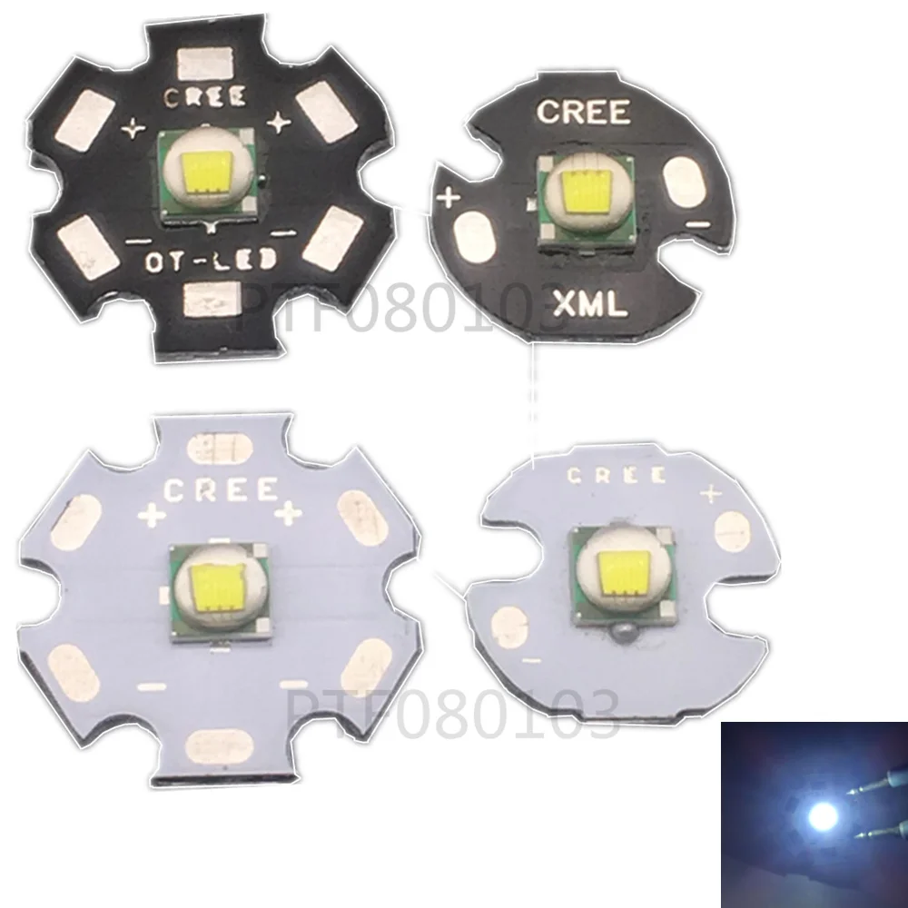 

2PCS Luminus SST-40 10W LED 1100lm Cool White instead of CREE XML T6 XML2 XM-L2 LED Light Emitter Diode for flashlight with pcb