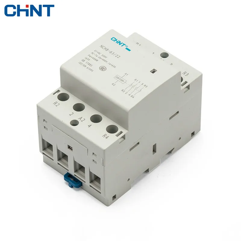 CHINT Household Communication Contactor NCH8-63/22 220V Guide Type Two Normally Open Two Often Close 4P 63A
CHINT Household Communication Contactor NCH8-63/22 220V Guide Type Two Normally Open Two Often Close 4P 63A