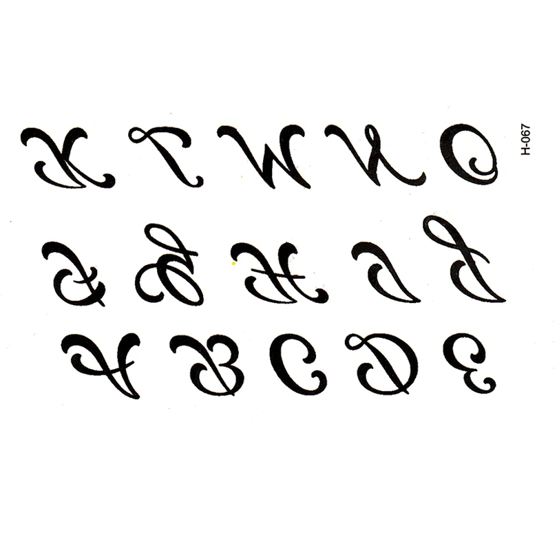 10pcs English alphabet DIY painted tattoos for men and women durable waterproof temporary body arts flash tattoo tattoos
10pcs English alphabet DIY painted tattoos for men and women durable waterproof temporary body arts flash tattoo tattoos