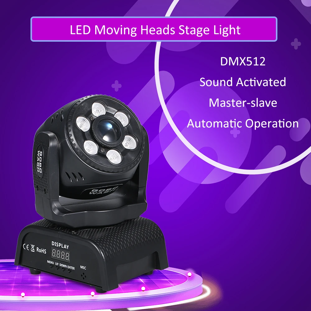 RGBW LED Moving Head Stage Light 8 Colors/Patterns DMX512 Spotlight 13/18 Channel Auto-run Voice-activated Disco Effecting Lamp
RGBW LED Moving Head Stage Light 8 Colors/Patterns DMX512 Spotlight 13/18 Channel Auto-run Voice-activated Disco Effecting Lamp
