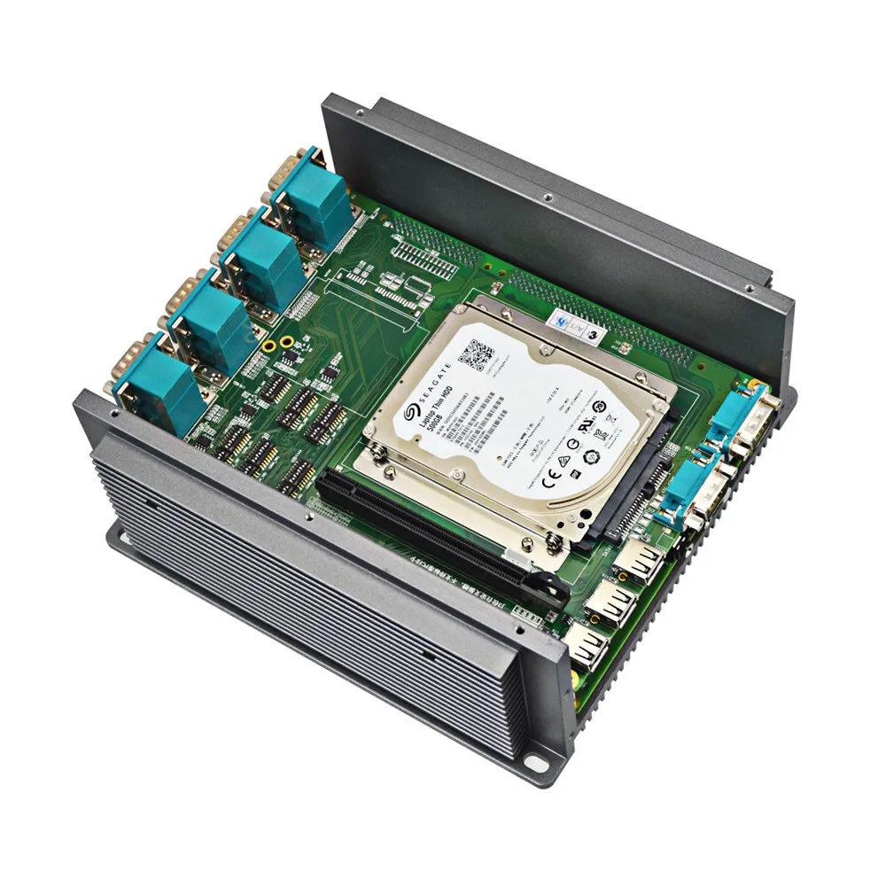 Fanless Mini PC Celeron1037U 4GB 10xCOM 6xUSB 2xLan HDMI VGA Windows 10 OS Fanless Design Internal Cabless Design Rugged PC
Fanless Mini PC Celeron1037U 4GB 10xCOM 6xUSB 2xLan HDMI VGA Windows 10 OS Fanless Design Internal Cabless Design Rugged PC