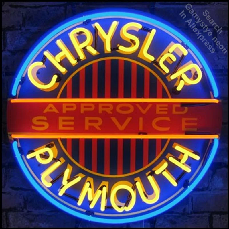 Mopar Chrysle plymouth Neon Sign decor GLASS Tube Handcraft Garage Light Signs custom Brand logo personalized Art neon lamps
Mopar Chrysle plymouth Neon Sign decor GLASS Tube Handcraft Garage Light Signs custom Brand logo personalized Art neon lamps