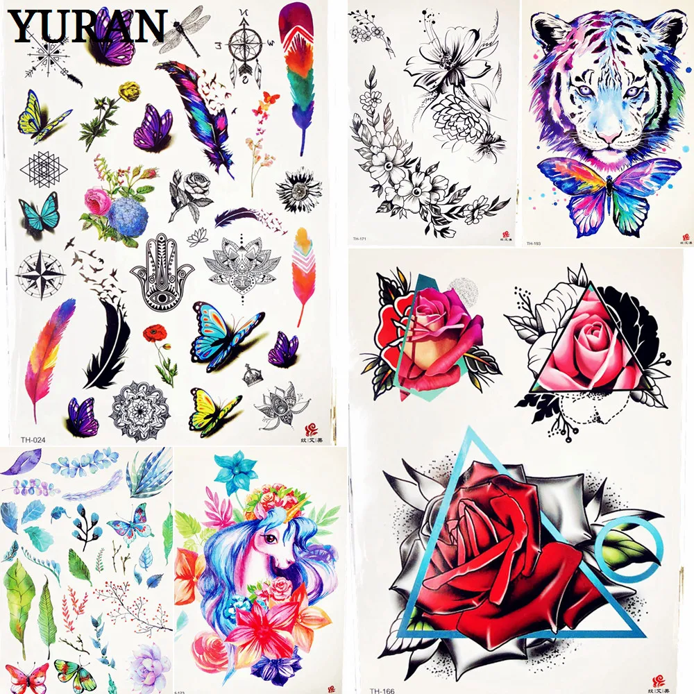25 Designs Children Cartoon Temporary Tattoo Flower Bird 21x15CM Waterproof Red Rose Triangle Geometry Fake Tattoo Women Sticker
25 Designs Children Cartoon Temporary Tattoo Flower Bird 21x15CM Waterproof Red Rose Triangle Geometry Fake Tattoo Women Sticker