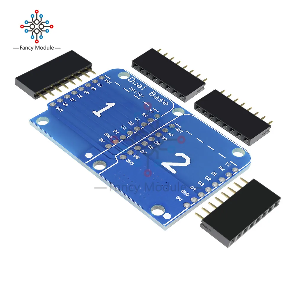 Двойная розетка, двойная база, щит для Wemos D1 Mini NodeMCU ESP8266 Diy PCB D1, плата расширения
Двойная розетка, двойная база, щит для Wemos D1 Mini NodeMCU ESP8266 Diy PCB D1, плата расширения