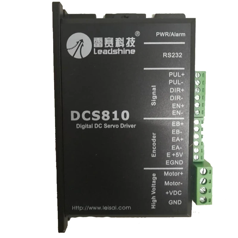 Оригинальные сервоприводы постоянного тока Leadshine DCS810, рабочее напряжение 24-80 В постоянного тока, выход от 1 А до 20 А, подходит для щеточного Сервомотора постоянного тока DCM50207/DCM50205
Оригинальные сервоприводы постоянного тока Leadshine DCS810, рабочее напряжение 24-80 В постоянного тока, выход от 1 А до 20 А, подходит для щеточного Сервомотора постоянного тока DCM50207/DCM50205