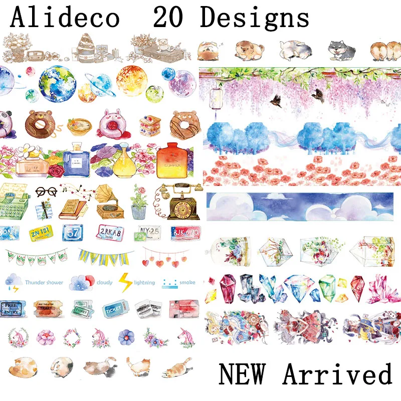 Alideco 1pcs DIY Paper Japanese Washi Masking Tapes Animal donuts PerfumAlice Decoration Adhesive Tapes Scrapbooking stickers 5m 
Alideco 1pcs DIY Paper Japanese Washi Masking Tapes Animal donuts PerfumAlice Decoration Adhesive Tapes Scrapbooking stickers 5m