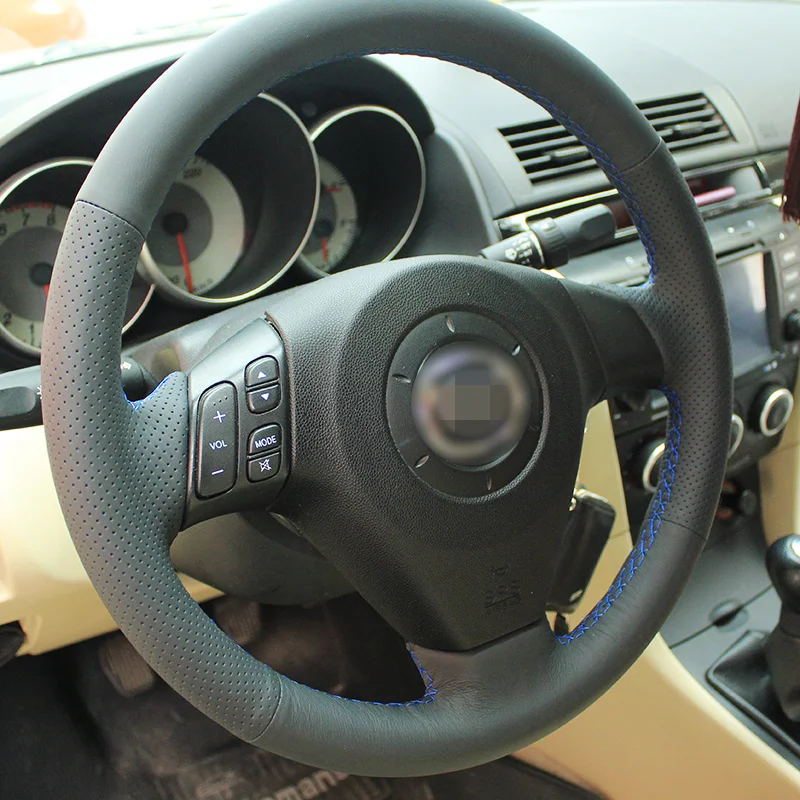 BANNIS Black Artificial Leather DIY Hand-stitched Steering Wheel Cover for Old Mazda 3 Mazda 5 Mazda 6 Pentium B70
BANNIS Black Artificial Leather DIY Hand-stitched Steering Wheel Cover for Old Mazda 3 Mazda 5 Mazda 6 Pentium B70