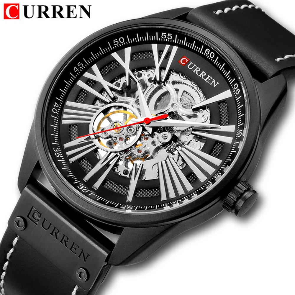 CURREN Luxury Brand Automatic Machinery Watches Men Leather Waterproof Business Watch Men Quartz Clock Man Relogio Masculino
CURREN Luxury Brand Automatic Machinery Watches Men Leather Waterproof Business Watch Men Quartz Clock Man Relogio Masculino
