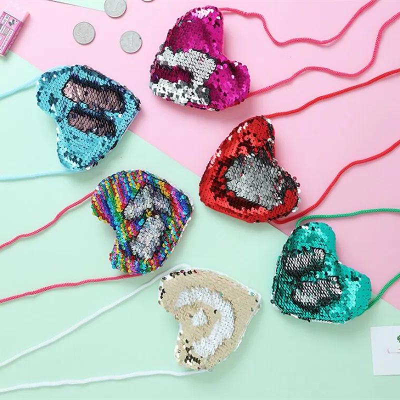 M295 Lovely Sweet Child Messenger Bag Small Sequins Love Heart Design Coin HandBags
M295 Lovely Sweet Child Messenger Bag Small Sequins Love Heart Design Coin HandBags