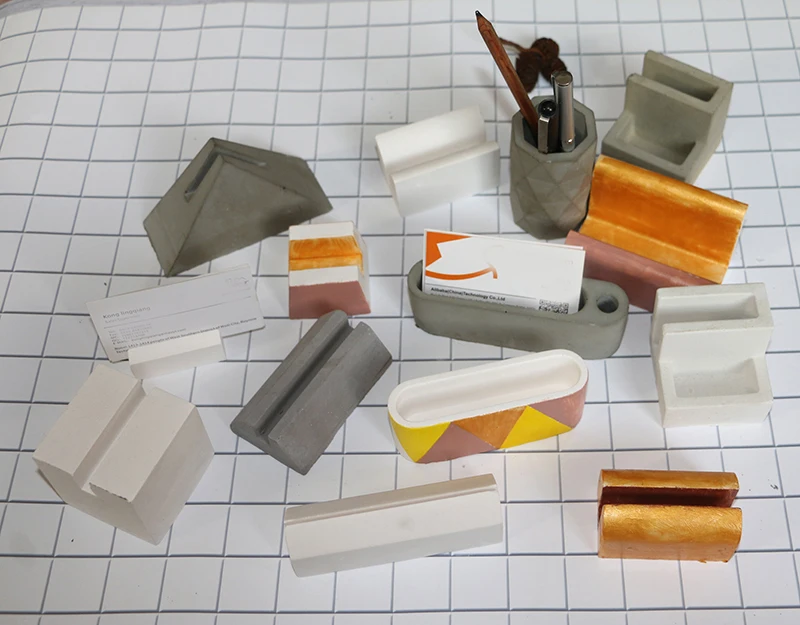 Concrete cement silicone mould for business card clip pen holder gypsum handicraft mould
Concrete cement silicone mould for business card clip pen holder gypsum handicraft mould
