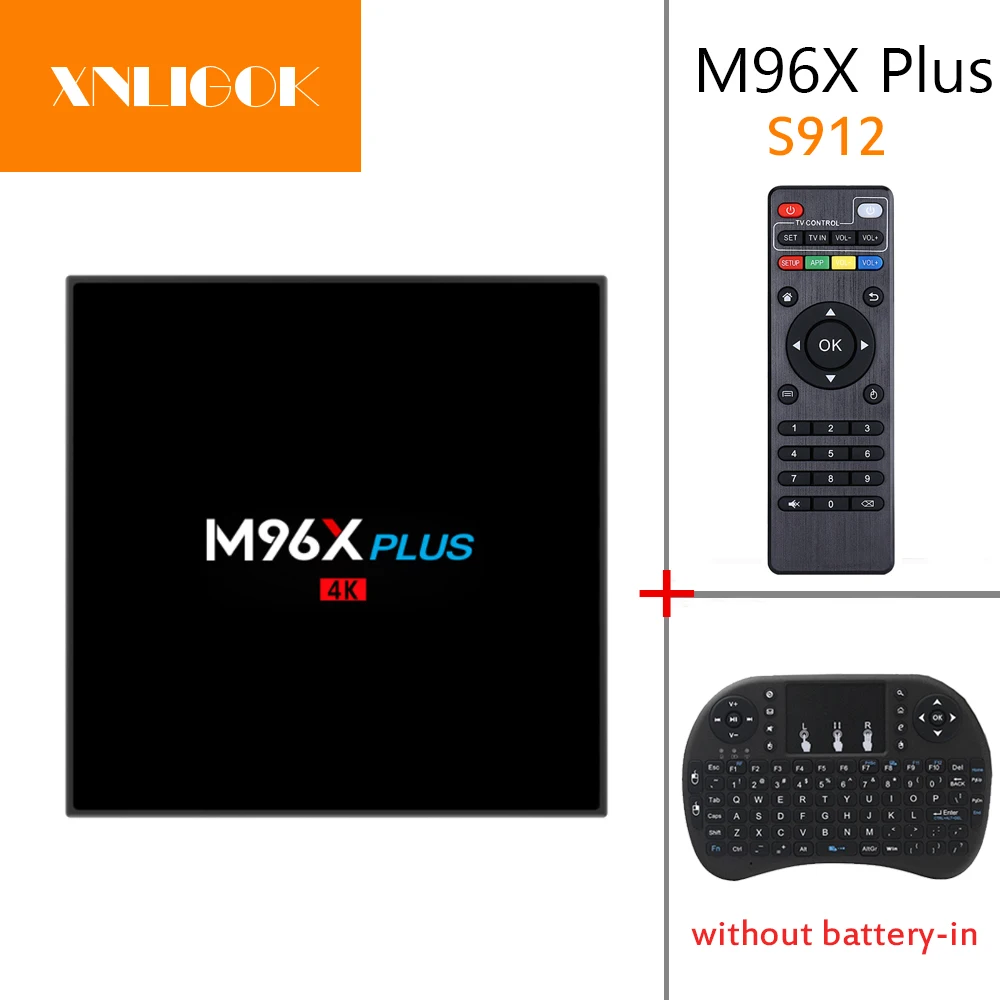 2018 завод M96X плюс Adroid 7 1 Смарт ТВ коробка S912 Octa Core 2 Гб оперативной памяти 16 встроенной KD 17 3 Media Player 4 г/5g Wi Fi K 3D Smart