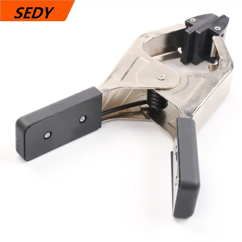 SEDY 250mm Long Steel Spring Clamps Flexible Strong A Type Extra Large Clip Nylon Wood Carpenter Tool 3'' | Обустройство дома