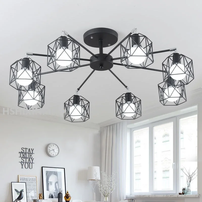Retro Black or White E27 Ceiling Light Living Room Bedroom Den Restaurant Light Coffee Bar Commercial Ceiling lights 110-240V
Retro Black or White E27 Ceiling Light Living Room Bedroom Den Restaurant Light Coffee Bar Commercial Ceiling lights 110-240V