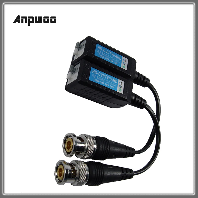 2pcs Video Balun Anpwoo 200C 200M(660ft) Range For HD CVI/AHD/TVI Twisted BNC CCTV Passive Transceivers Cat5 UTP For 2MP 3MP 4MP
2pcs Video Balun Anpwoo 200C 200M(660ft) Range For HD CVI/AHD/TVI Twisted BNC CCTV Passive Transceivers Cat5 UTP For 2MP 3MP 4MP