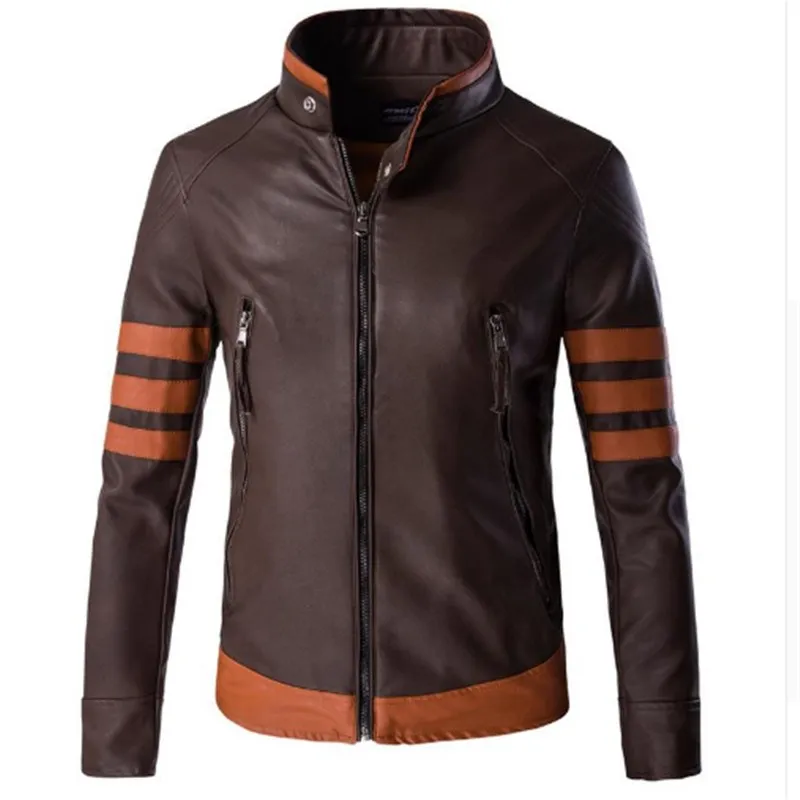 Plus M- 5XL New Windbreaker Men's Pu Leather Wolverines Jacket Black Slim Fit Biker Motorcycle Jackets and Coat Tactical Jacket
Plus M- 5XL New Windbreaker Men's Pu Leather Wolverines Jacket Black Slim Fit Biker Motorcycle Jackets and Coat Tactical Jacket