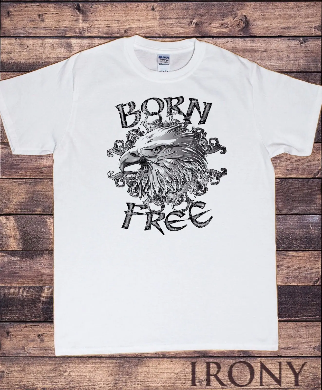O-Neck Hipster White T-Shirt BORN FREE Gothic Style - Rebel Eagle Print Print T Shirt Men
O-Neck Hipster White T-Shirt BORN FREE Gothic Style - Rebel Eagle Print Print T Shirt Men