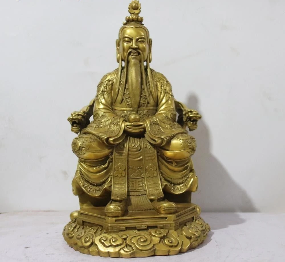 Chinese Exquisite Craftwork Brass Famous Taoism Tai Shang Lao Jun Buddha Statue
Chinese Exquisite Craftwork Brass Famous Taoism Tai Shang Lao Jun Buddha Statue