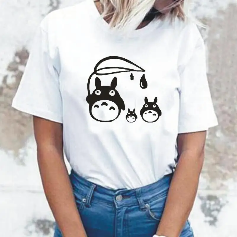Women Tshirt Harajuku Print My Neighbor Totoro Fashion Short Sleeve Shirt Tee Shirt Femme Hipster Casual T-shirt Women Tops
Women Tshirt Harajuku Print My Neighbor Totoro Fashion Short Sleeve Shirt Tee Shirt Femme Hipster Casual T-shirt Women Tops