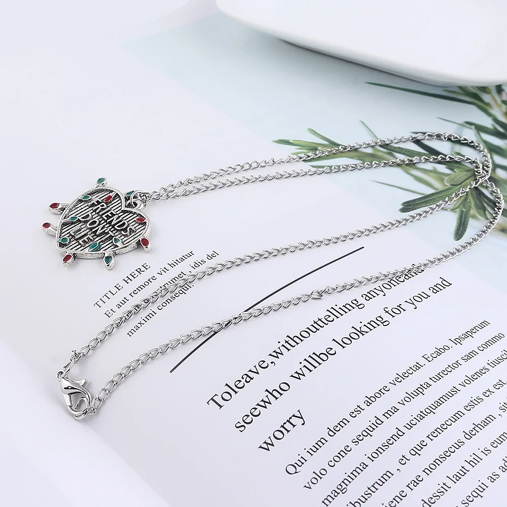 SG 2018 Hot Stranger Things Necklaces Friends Don't Lie Letter Heart Pendants Light Monster 11 Snake Keyring Girls Jewelry Gift
SG 2018 Hot Stranger Things Necklaces Friends Don't Lie Letter Heart Pendants Light Monster 11 Snake Keyring Girls Jewelry Gift