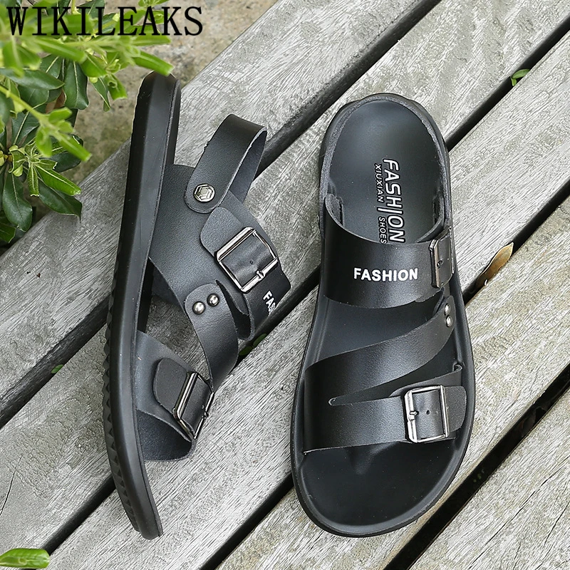 Sandals Men Outdoor Man Sandals 2021 Summer Leather Shoes Men Slide Slipper Rubber Sandals Chaussure Homme Erkek Ayakkabi Klapki
Sandals Men Outdoor Man Sandals 2021 Summer Leather Shoes Men Slide Slipper Rubber Sandals Chaussure Homme Erkek Ayakkabi Klapki