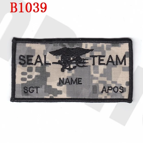 Embroidery patch U.S.NAVY SEAL TEAM Custom name Tapes Text brand Morale tactics Military
Embroidery patch U.S.NAVY SEAL TEAM Custom name Tapes Text brand Morale tactics Military