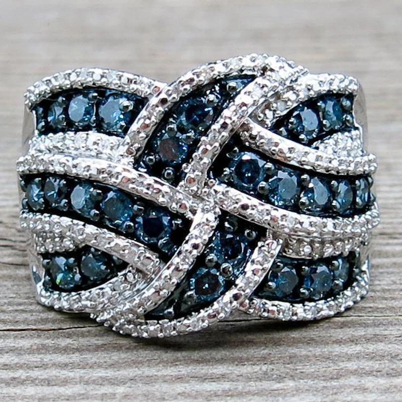 Big Winding Design Twist Pave CZ Ring For Women Filled Dark Blue Cubic Zirconia Engagement Bague Femme Anillos Mujer Z4K784
Big Winding Design Twist Pave CZ Ring For Women Filled Dark Blue Cubic Zirconia Engagement Bague Femme Anillos Mujer Z4K784