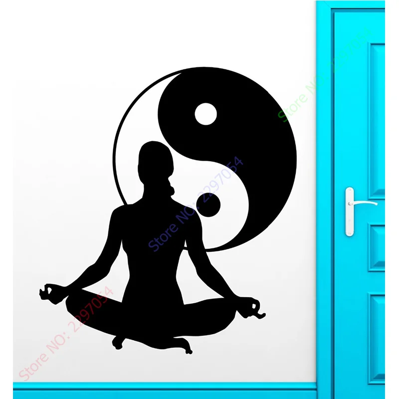 New Arrival Girl Yoga Vinyl Decal Zen Meditation Health Yin Yang Tai Chi Wall Sticker Window Glass Shop Decoration
New Arrival Girl Yoga Vinyl Decal Zen Meditation Health Yin Yang Tai Chi Wall Sticker Window Glass Shop Decoration