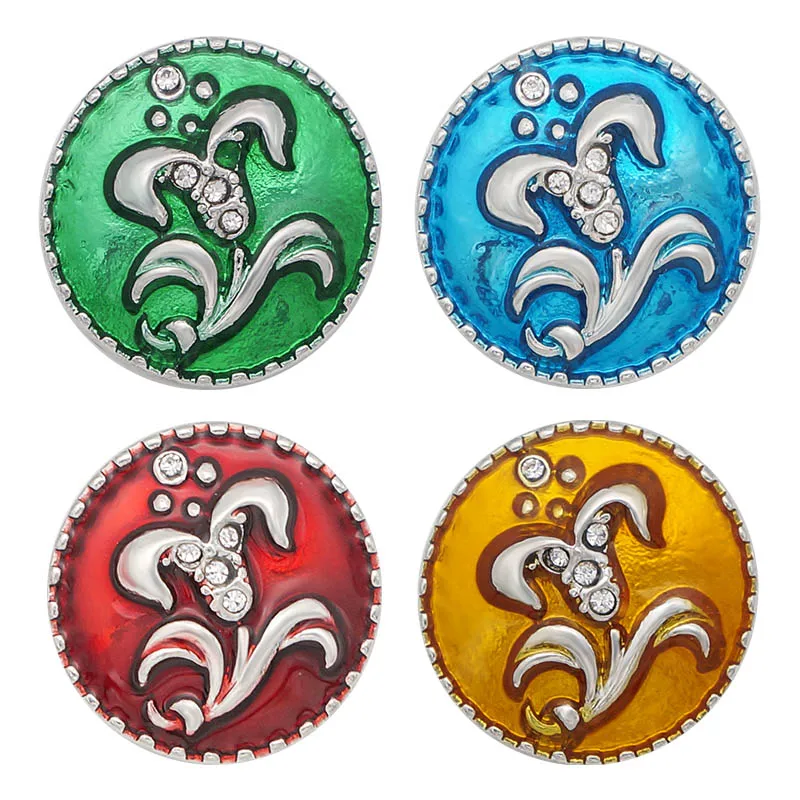 KZ3362 New Beauty Round Oil Blooming Flowers 20MM Metal snap buttons for DIY 18mm snap jewelry wholesale
KZ3362 New Beauty Round Oil Blooming Flowers 20MM Metal snap buttons for DIY 18mm snap jewelry wholesale