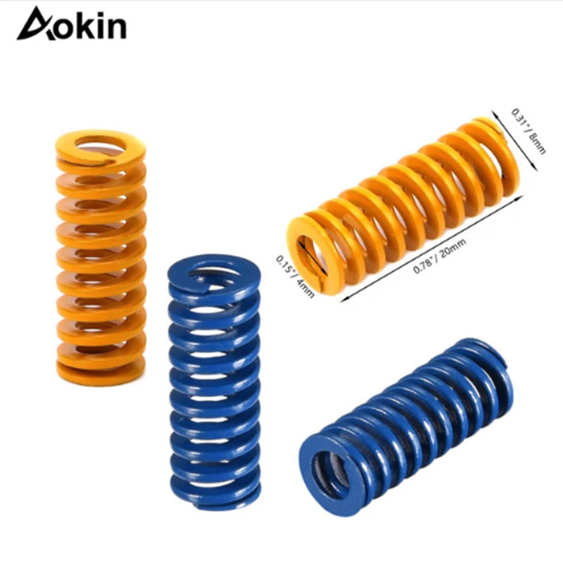 Heated Bed Springs Die Springs Light Load Compression Spring For 3D Printer Creality CR-10 10S S4 Ender 3 Heatbed Springs Bottom
Heated Bed Springs Die Springs Light Load Compression Spring For 3D Printer Creality CR-10 10S S4 Ender 3 Heatbed Springs Bottom