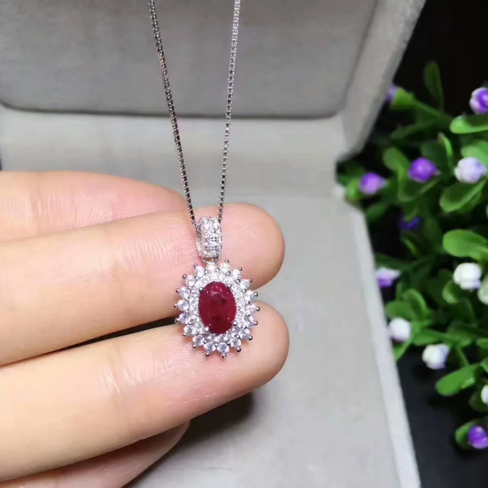 natural red ruby gem pendant S925 silver Natural gemstone Pendant Necklace trendy elegant Diana round women wedding gift jewelry
natural red ruby gem pendant S925 silver Natural gemstone Pendant Necklace trendy elegant Diana round women wedding gift jewelry