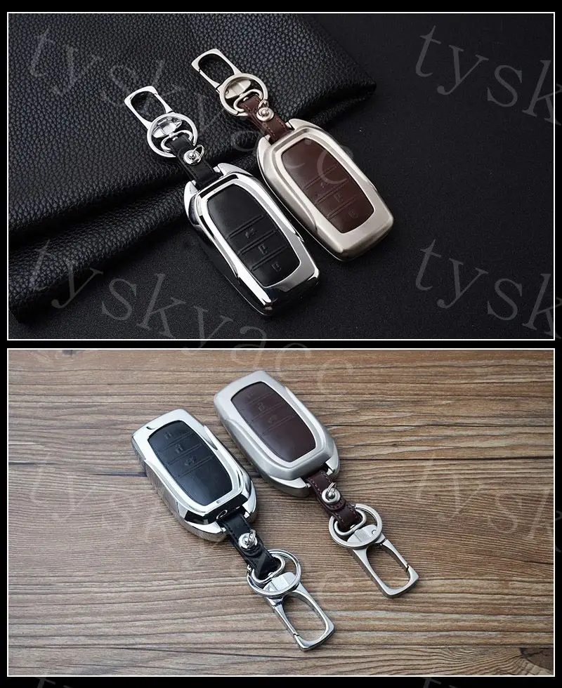 Key Chain Case Holder Box Bag Fob Ring Cover Fit For Toyota Corolla Camry Venza RAV4 Kluger Highlander Prado J150 Accessories | Автомобили