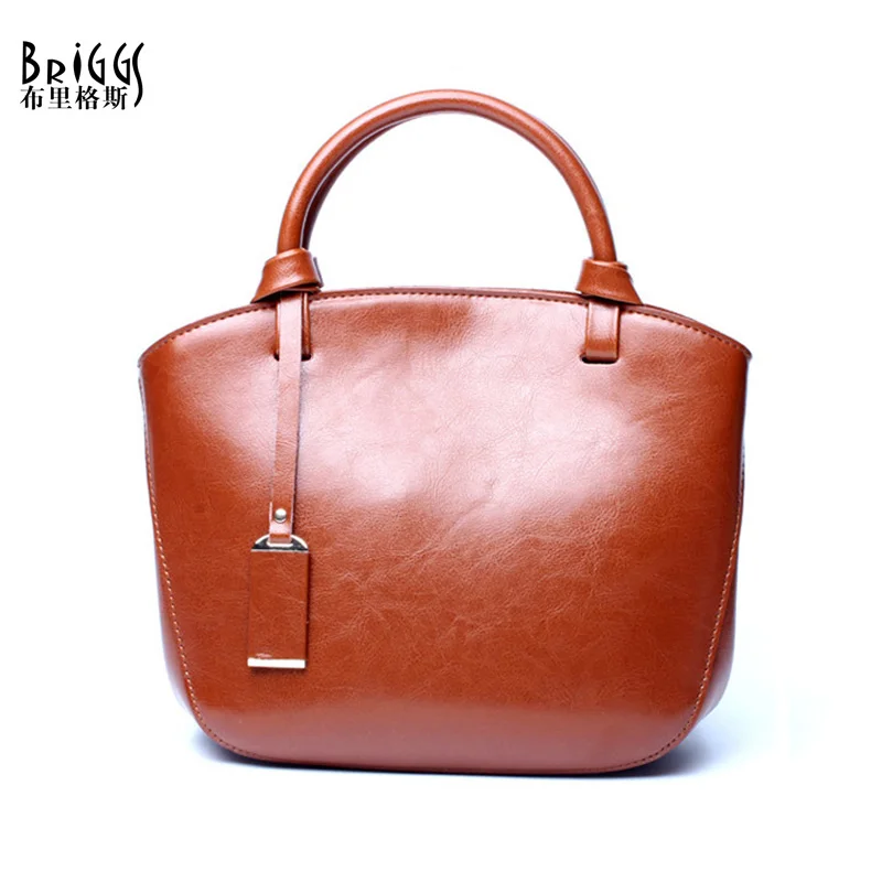 BRIGGS Brand Genuine Leather Women Handbag Vintage Shoulder Bags Women Famous Design Messenger Bag Ladies Top-handle Bag sac
BRIGGS Brand Genuine Leather Women Handbag Vintage Shoulder Bags Women Famous Design Messenger Bag Ladies Top-handle Bag sac