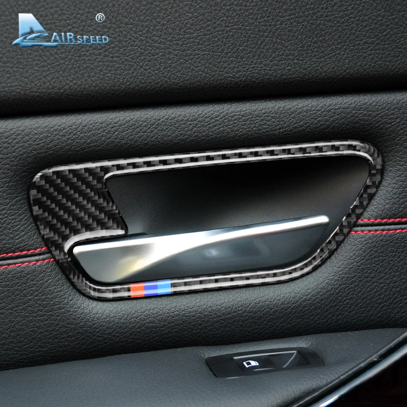 Airspeed Carbon Fiber Car Interior Door Handle Cover Trim Door Bowl Stickers for BMW F30 3 Series F34 3GT 2013-2018 Accessories
Airspeed Carbon Fiber Car Interior Door Handle Cover Trim Door Bowl Stickers for BMW F30 3 Series F34 3GT 2013-2018 Accessories