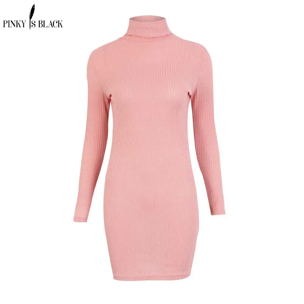 PinkyIsBlack 2019 New Autumn Winter Dress Women Slim Long Sleeve Casual Turtleneck Bodycon Dress Female Knitted Dresses Vestidos
PinkyIsBlack 2019 New Autumn Winter Dress Women Slim Long Sleeve Casual Turtleneck Bodycon Dress Female Knitted Dresses Vestidos