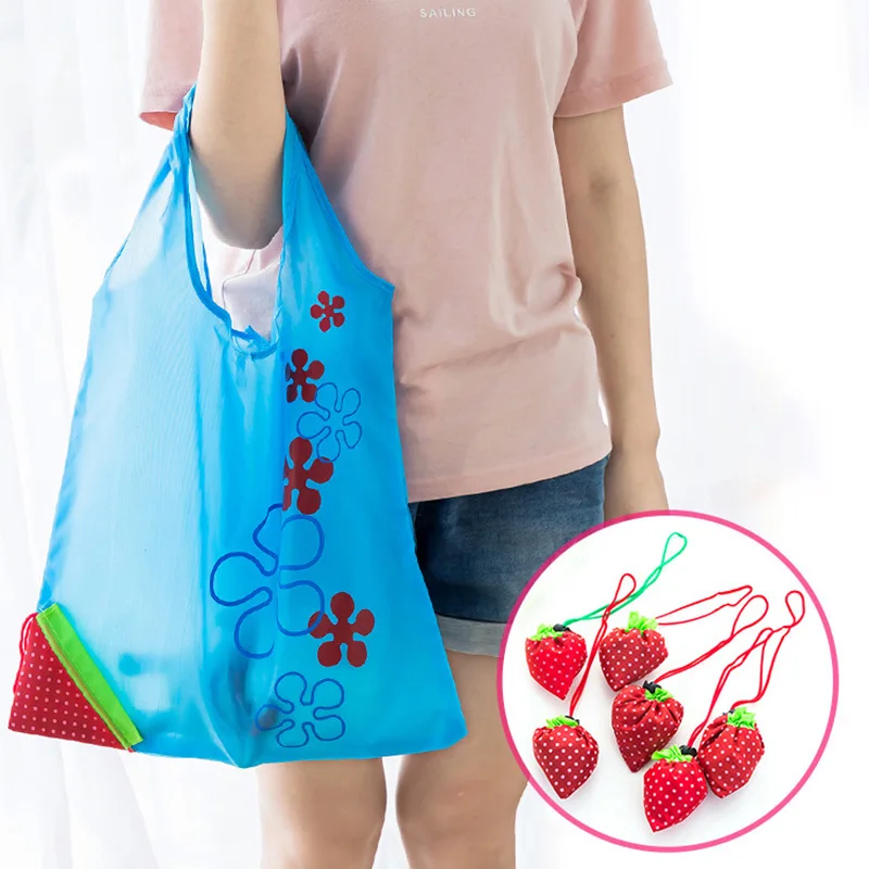 New Creative Shopping Bags environmental storage bag Handbag Strawberry Foldable Reusable Folding Grocery Nylon eco tote Bag
New Creative Shopping Bags environmental storage bag Handbag Strawberry Foldable Reusable Folding Grocery Nylon eco tote Bag