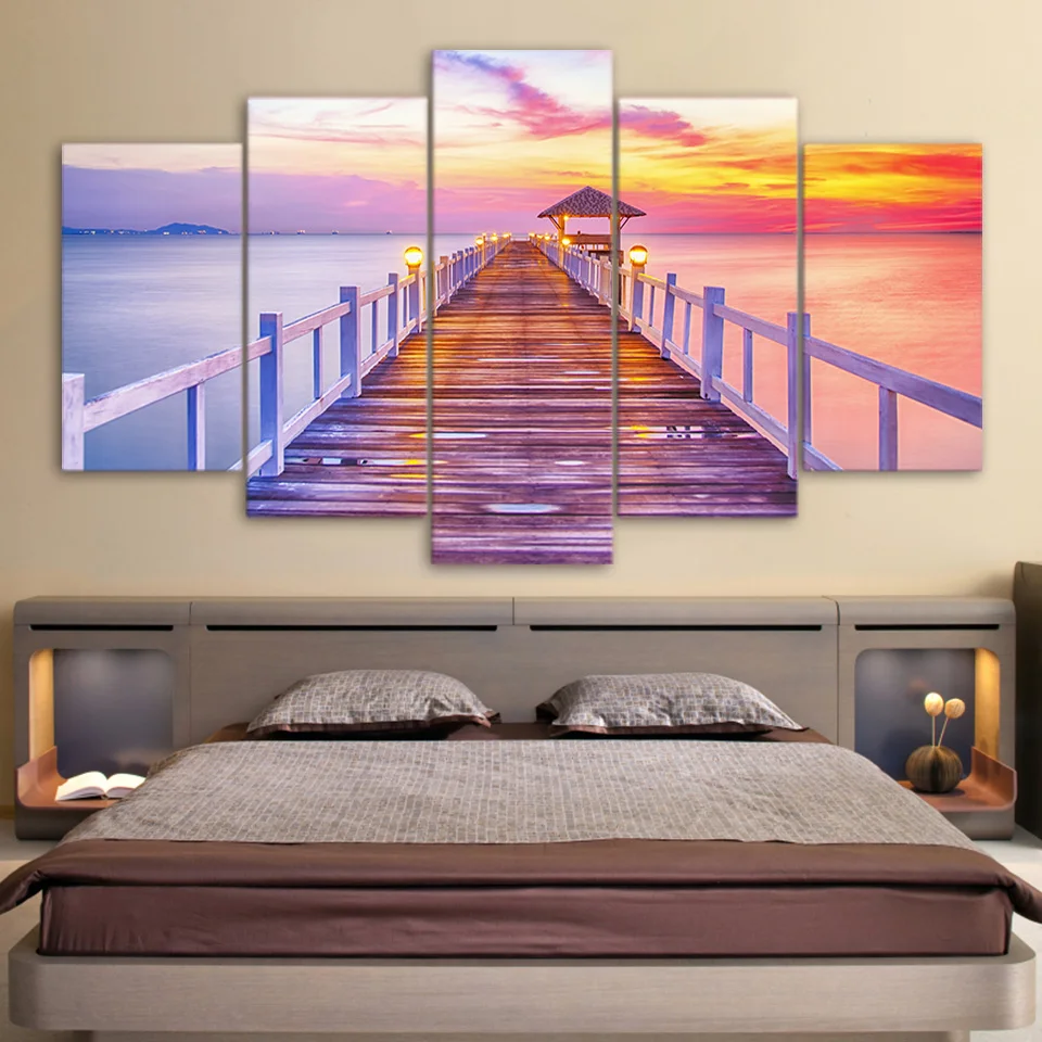 Canvas HD Prints Home Decorative Sea Painting 5 Pieces Beach Wall Art Modular Landscape Pictures For Living Room Artwork Poster
Canvas HD Prints Home Decorative Sea Painting 5 Pieces Beach Wall Art Modular Landscape Pictures For Living Room Artwork Poster