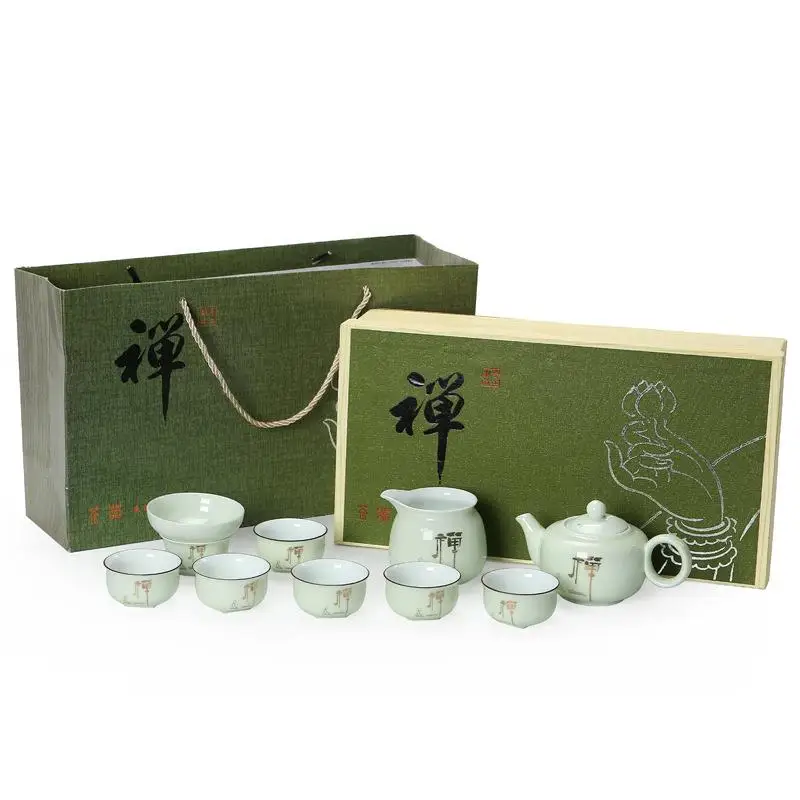 

Chinese Kung Fu Tea Set White Porcelain Teaware Set Chinese Traditions Gai Wan Tea Cup Bone China Tea Sets Gaiwan Pot Set Gift