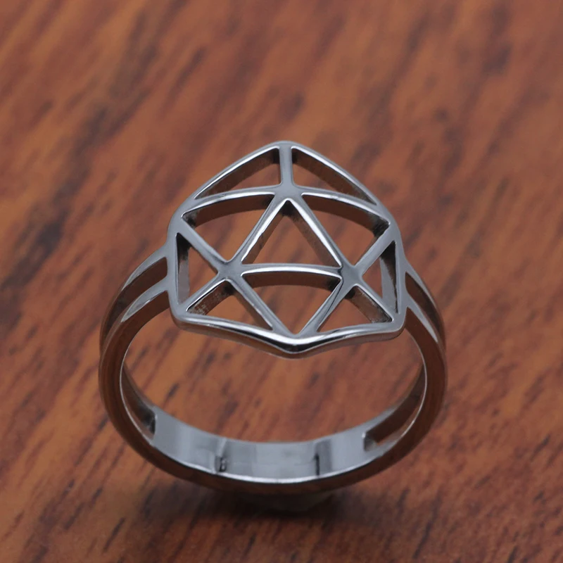 Unique Geometric Ring Simple Hollow Stainless Steel Open Rings Unisex Jewelry Best Gift for Women (Can Adjustable) YP3953
Unique Geometric Ring Simple Hollow Stainless Steel Open Rings Unisex Jewelry Best Gift for Women (Can Adjustable) YP3953