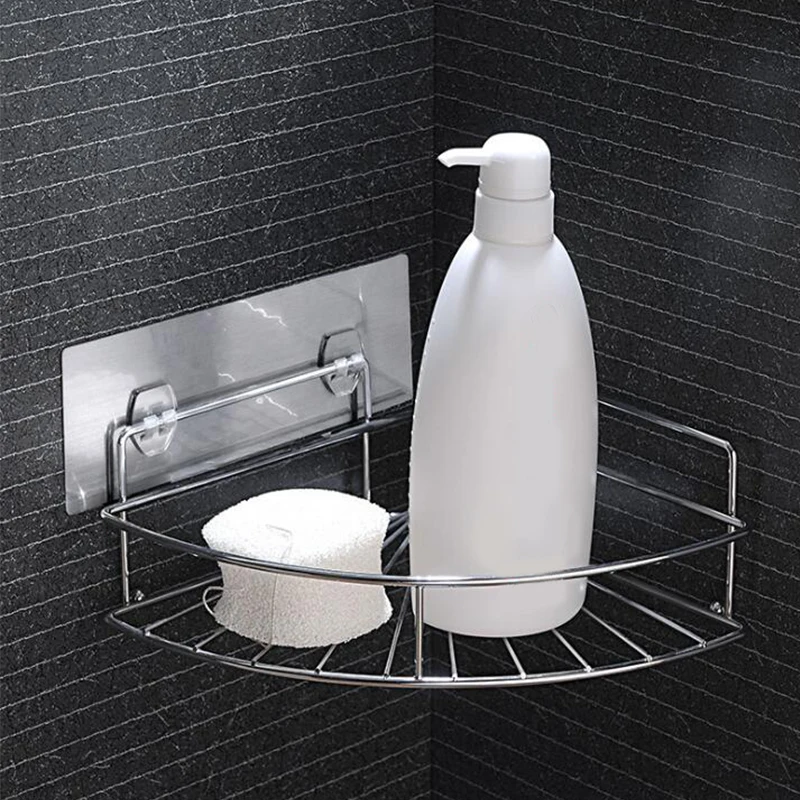 Stainless steel Suction cup rack Kitchen bathroom Corner Storage Rack Organizer Shampoo Soap Cosmetic Shower Shelf 5006
Stainless steel Suction cup rack Kitchen bathroom Corner Storage Rack Organizer Shampoo Soap Cosmetic Shower Shelf 5006