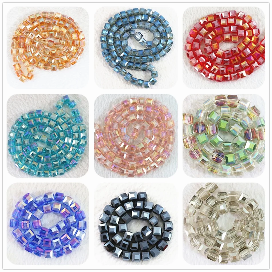 High quality 8mm multicolor crystal glass square cube faceted diy jewelry decorative loose spacers accessories beads 50pcs B987
High quality 8mm multicolor crystal glass square cube faceted diy jewelry decorative loose spacers accessories beads 50pcs B987