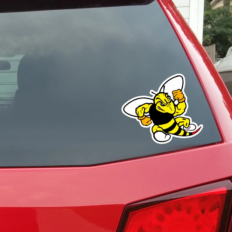 YJZT 13.5CM11.5CM Interesting Angry Cartoon Lovely Bees Colored PVC High Quality Car Sticker Graphic C1-5268
YJZT 13.5CM11.5CM Interesting Angry Cartoon Lovely Bees Colored PVC High Quality Car Sticker Graphic C1-5268