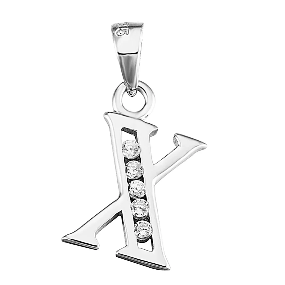 GND0378 High Quality 925 Sterling Silver Jewelry Necklaces Pendants Letter X Real Top Silver Pendant For Women
GND0378 High Quality 925 Sterling Silver Jewelry Necklaces Pendants Letter X Real Top Silver Pendant For Women