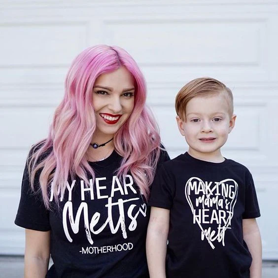 My Heart Melt Making Mama's Heart Melt Mommy and Me Matching Shirts Outfits Summer Fashion Family Shirts Baby and Mom Clothes
My Heart Melt Making Mama's Heart Melt Mommy and Me Matching Shirts Outfits Summer Fashion Family Shirts Baby and Mom Clothes