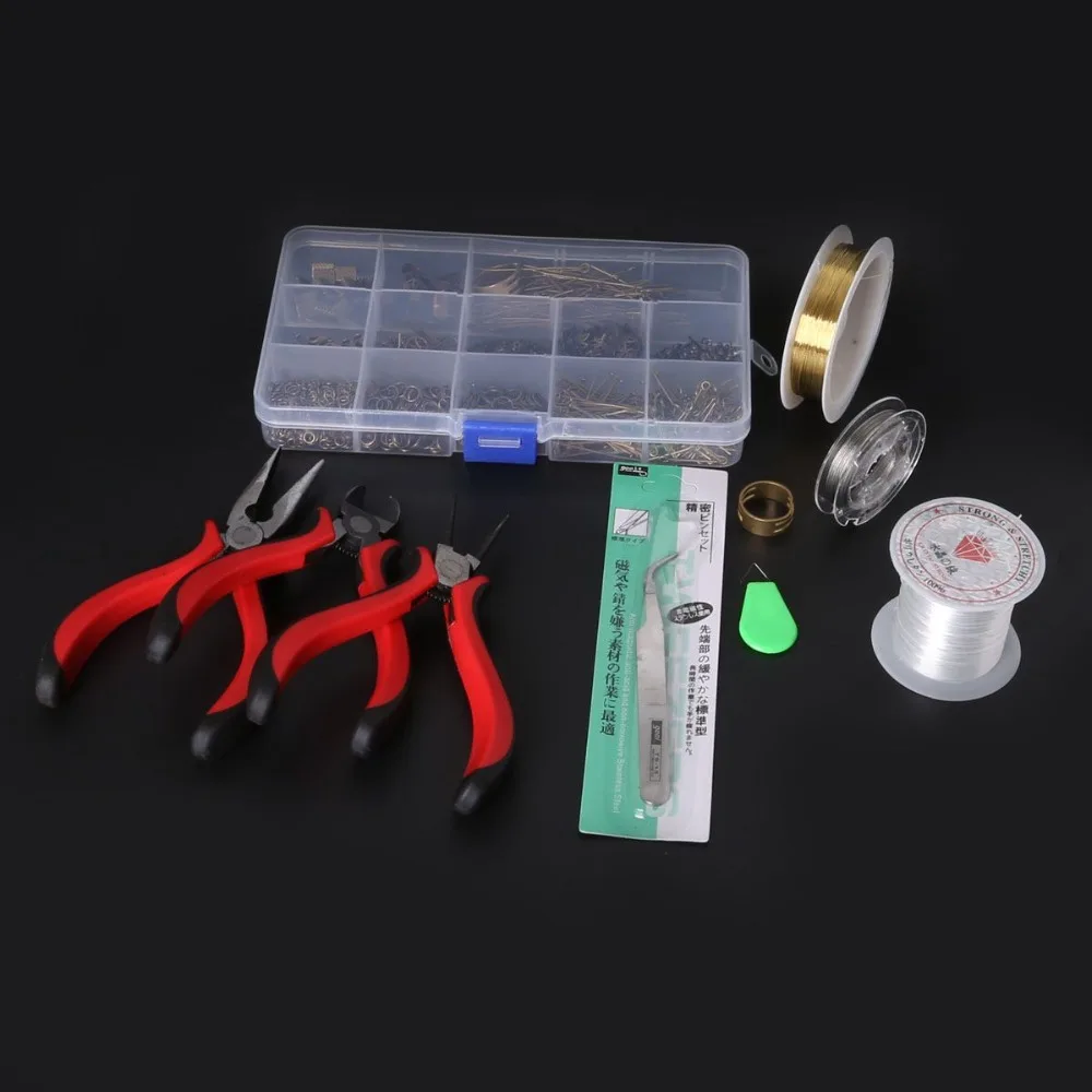 1 SET JEWELRY MAKING KIT, BEADS CAP/FINDINGS/PLIERS Fit Jewelry Accessories DIY ZH-BDH010-77
1 SET JEWELRY MAKING KIT, BEADS CAP/FINDINGS/PLIERS Fit Jewelry Accessories DIY ZH-BDH010-77
