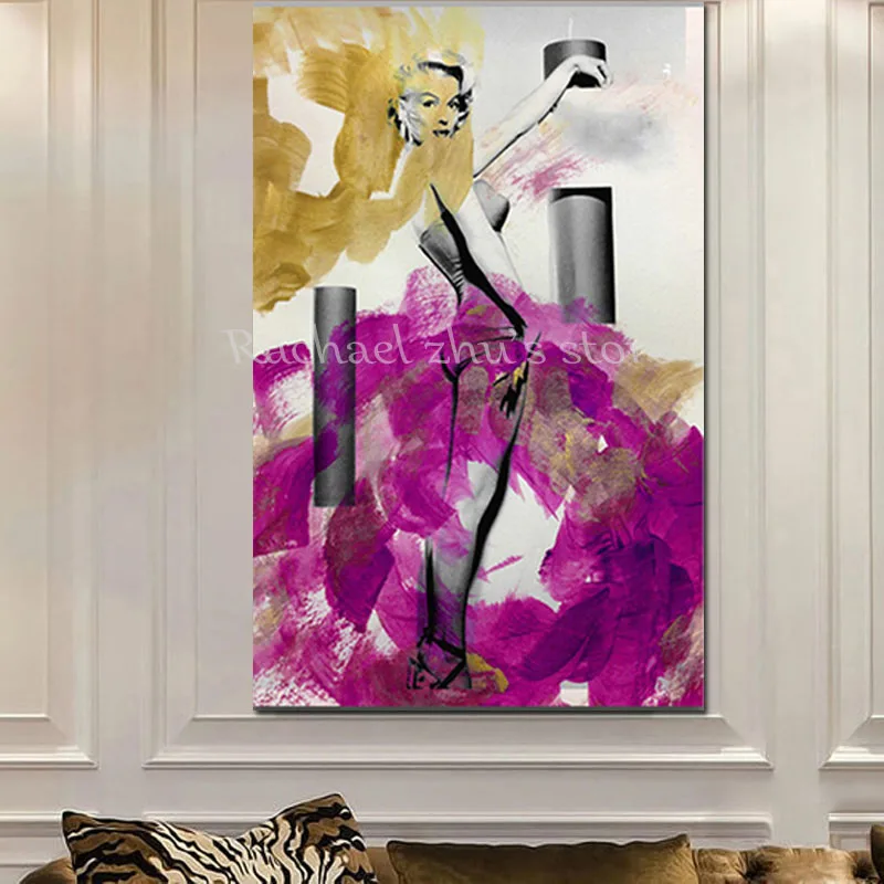 Hand Painted Abstract Modern Marilyn Monroe Pictures Oil Painting On Canvas Figure Wall Art Picturers For Living Room Home Decor
Hand Painted Abstract Modern Marilyn Monroe Pictures Oil Painting On Canvas Figure Wall Art Picturers For Living Room Home Decor