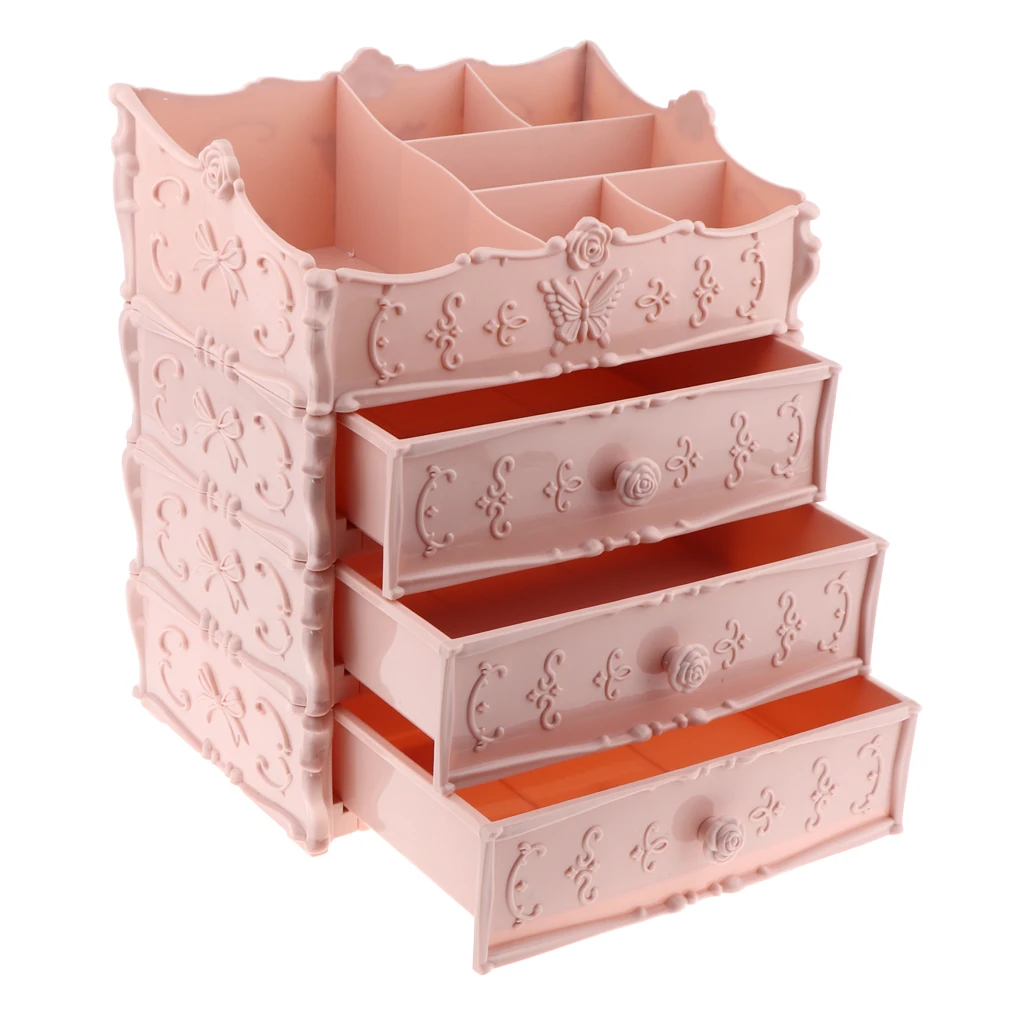 European Style Makeup Storage Drawer Organizer 3-Tiers Countertop Vanity Cosmetics Makeup Holder Case Box
European Style Makeup Storage Drawer Organizer 3-Tiers Countertop Vanity Cosmetics Makeup Holder Case Box