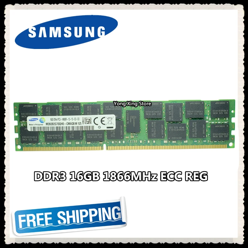 Серверная память Samsung DDR3 16 ГБ 32 1866 МГц ECC REG Стандартная оперативная Память DIMM 14900 8G