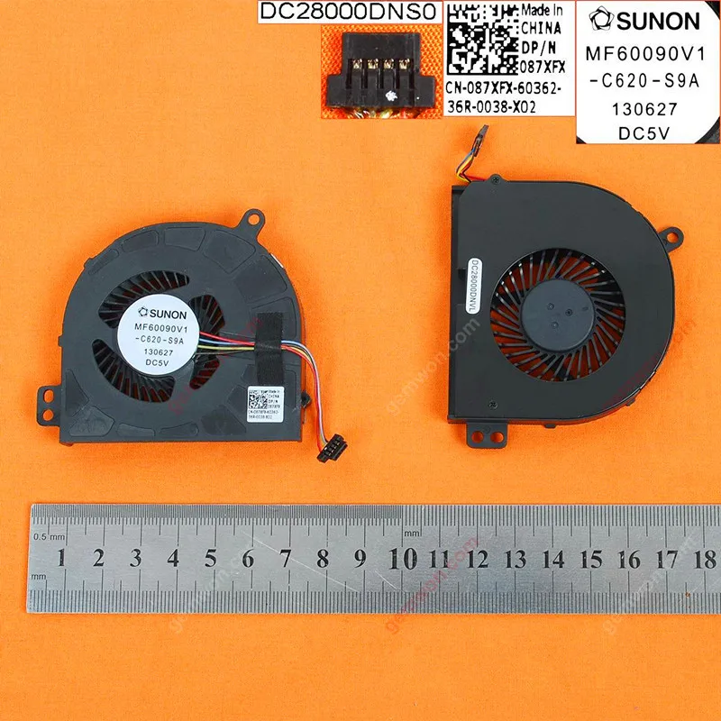 New Laptop Cooling Fan for DELL Latitude E5440 E5540(Original) PN:DC28000DNVL 087XFX MF60090V1-C620-S9A
New Laptop Cooling Fan for DELL Latitude E5440 E5540(Original) PN:DC28000DNVL 087XFX MF60090V1-C620-S9A