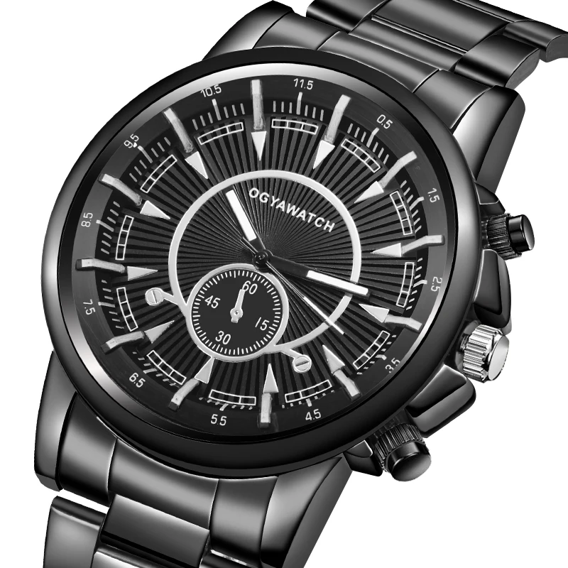 Luxury Men's Business Watches Fashion Black Full Steel Watch Men Male relogio masculino Watch erkek kol saati Drop Shipping
Luxury Men's Business Watches Fashion Black Full Steel Watch Men Male relogio masculino Watch erkek kol saati Drop Shipping