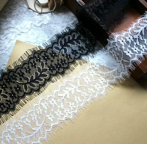 Length 3 meters Floral Eyelash lace Fabric Export DIY Clothing Scarf Shawl Stitching Wide 8CM
Length 3 meters Floral Eyelash lace Fabric Export DIY Clothing Scarf Shawl Stitching Wide 8CM